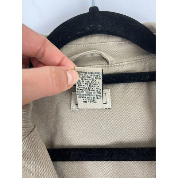 LL Bean Light Academia Beige Cotton Blazer - Picture 7 of 14